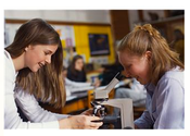 girls microscope